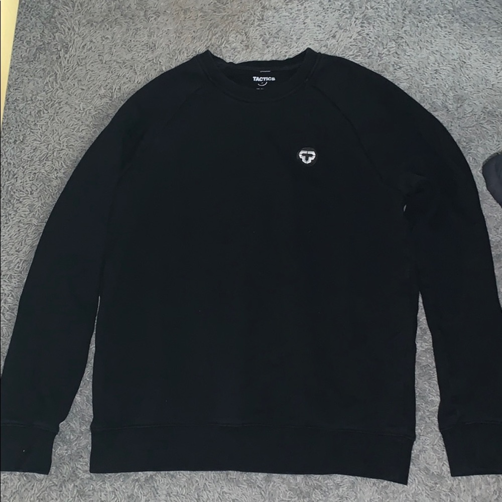 Tactics(skating brand) black crew neck
